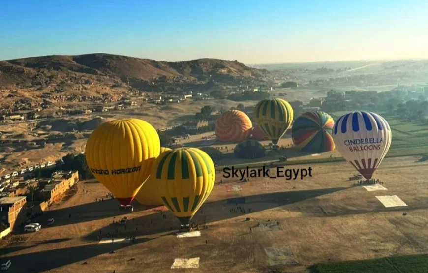 Luxor by hot air balloon